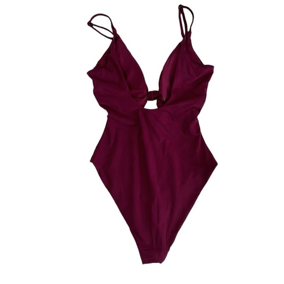 Andie Santorini One Piece Swimsuit Women's S Plum Purple NWT - Picture 4 of 16